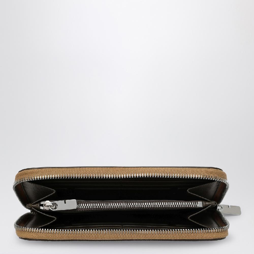 Burberry Portafoglio con zip beige motivo Check Cyber Monday