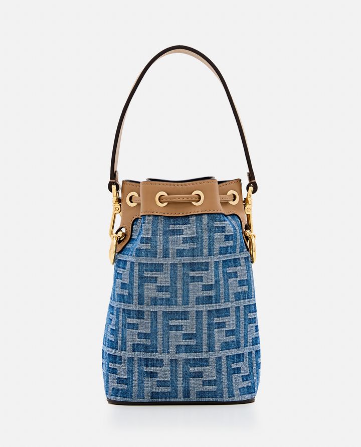Biffi MINI MON TRESOR BORSA SECCHIELLO DENIM Hotsell