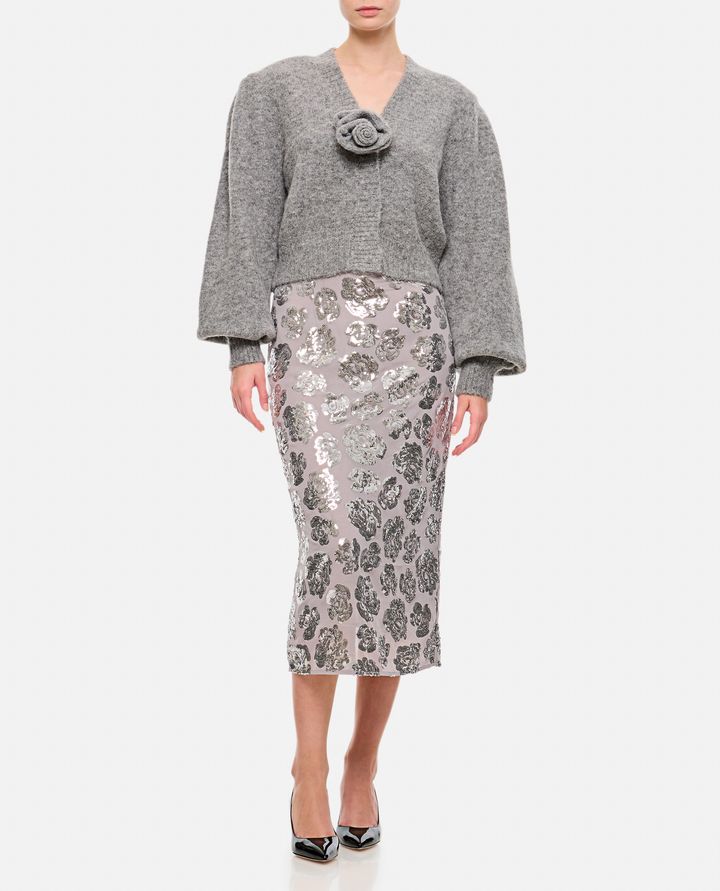 Biffi GONNA IN CHIFFON CON PAILLETTES Vendita Economica