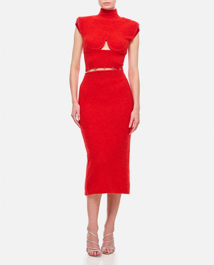 Biffi ALBINO ABITO CUT-OUT MOHAIR Vendite Flash