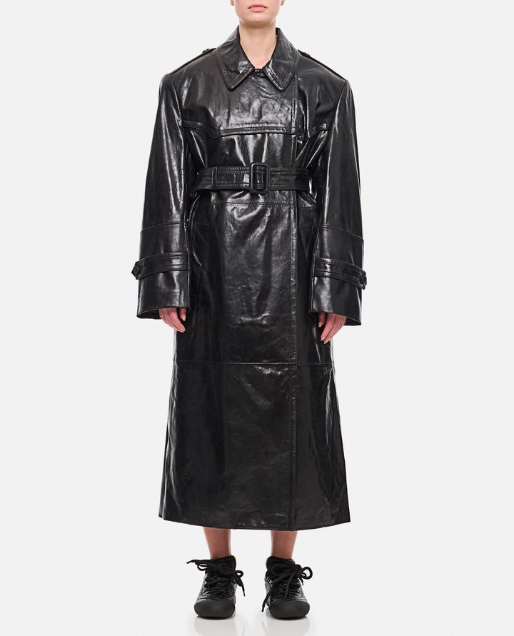 Biffi ALFEO TRENCH IN PELLE Nuovo