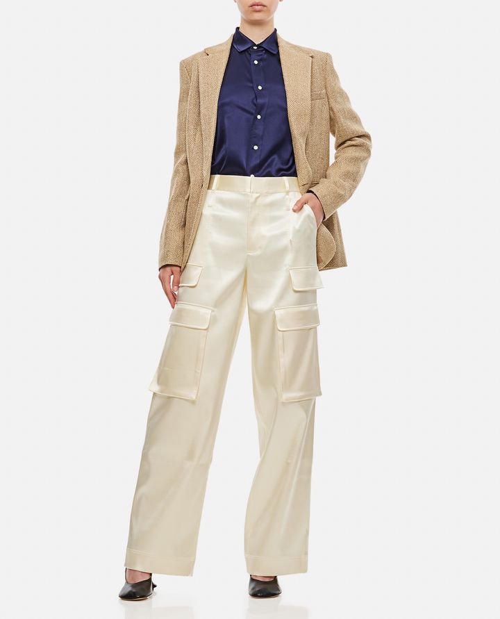 Biffi LONG SLEEVE BUTTON FRONT SILK SHIRT I Più Venduti
