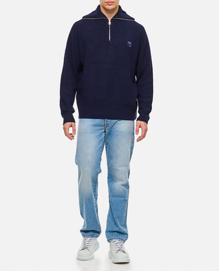 Biffi MAGLIONE CON PATCH VOLPE Super sconto
