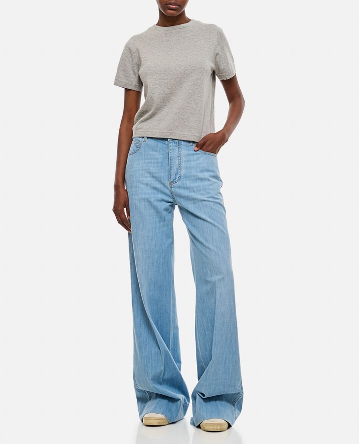 Biffi PANTALONI IN DENIM LEGGERI A GAMBA LARGA Flash Sale