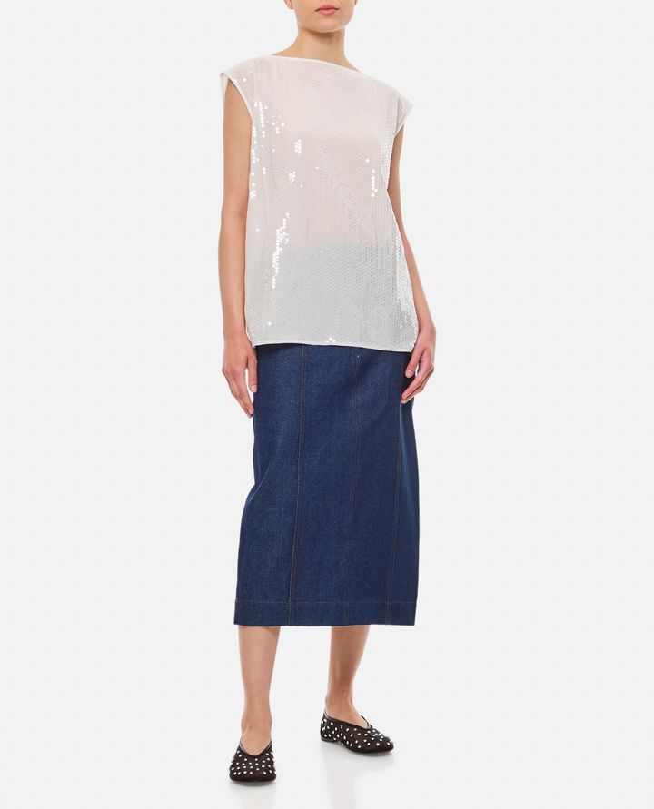 Biffi TOP CON PAILLETTES RICAMATE 2025
