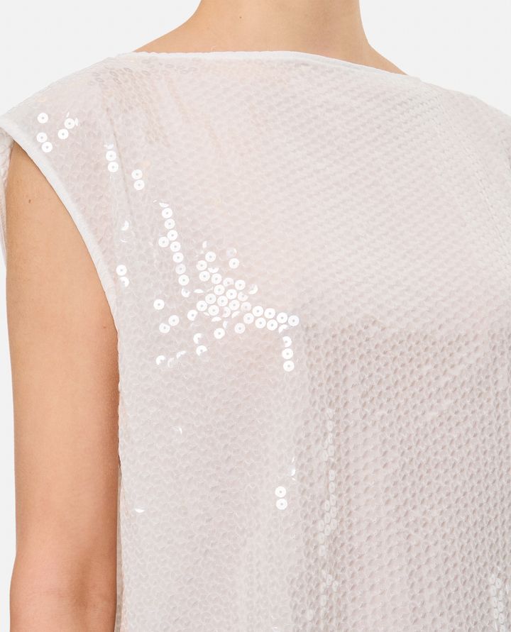 Biffi TOP CON PAILLETTES RICAMATE 2025