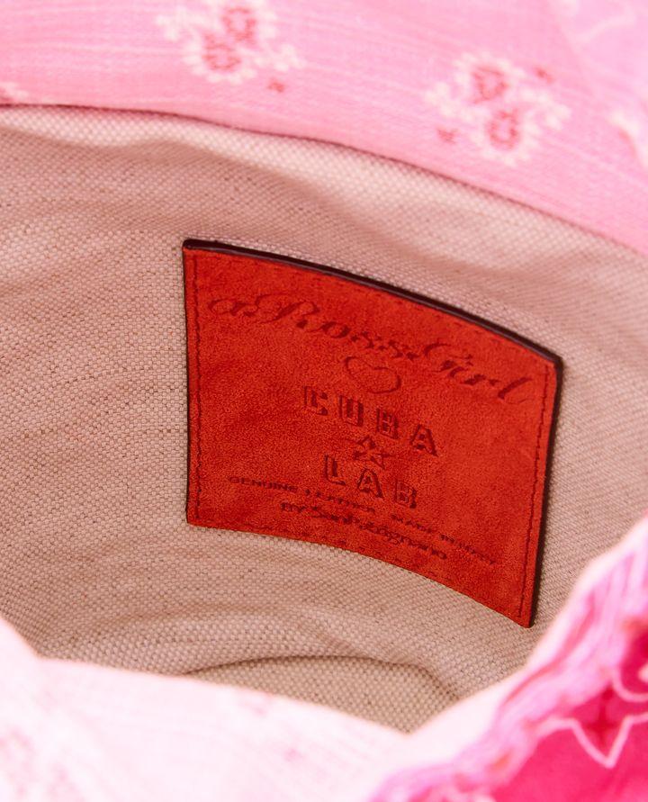 Biffi HABANERA BANDANA BORSA A MANO IN PAGLIA E CAMOSCIO Pezzi Unici