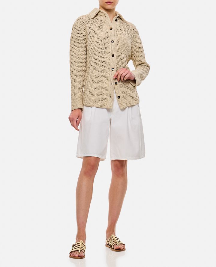 Biffi CAMICIA IN COTONE EFFETTO CROCHET Negozi Online