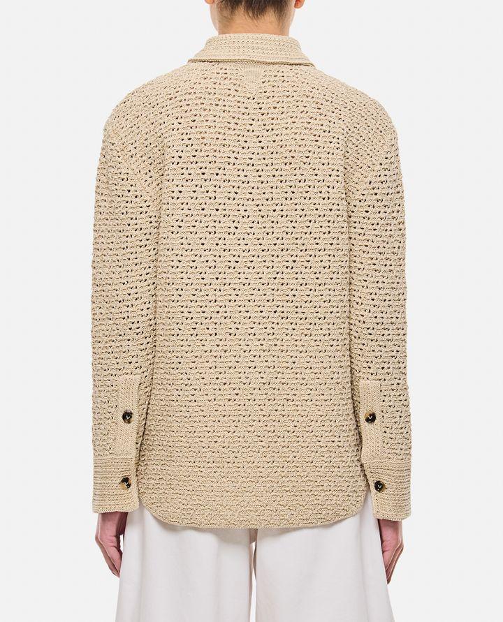 Biffi CAMICIA IN COTONE EFFETTO CROCHET Negozi Online