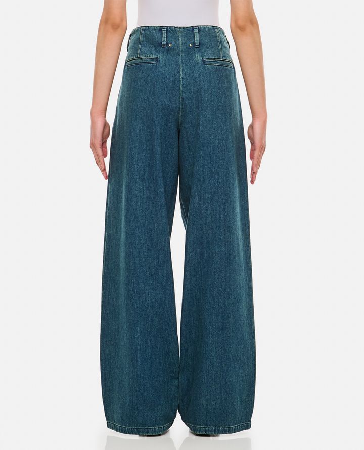 Biffi DENIM A GAMBA LARGA CON PINCES Acquista Ora