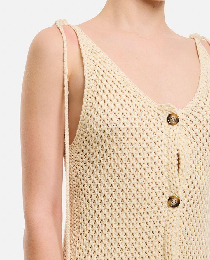 Biffi VESTITO ALL'UNCINETTO CON BOTTONI DAVANTI Affare Del Giorno