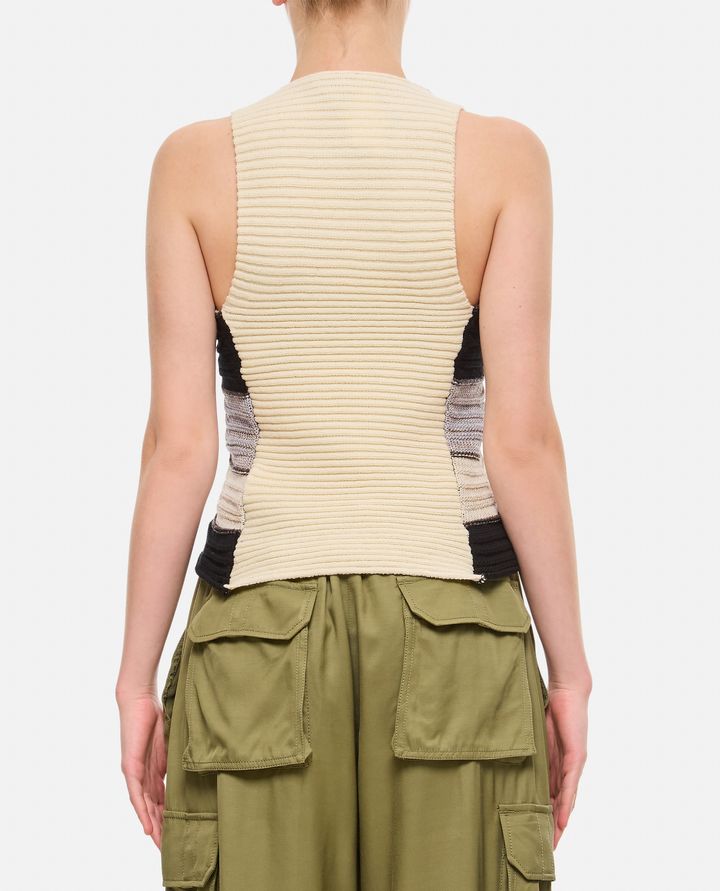 Biffi CROP TOP ORIZZONTALE IN LINO E COTONE Offerta