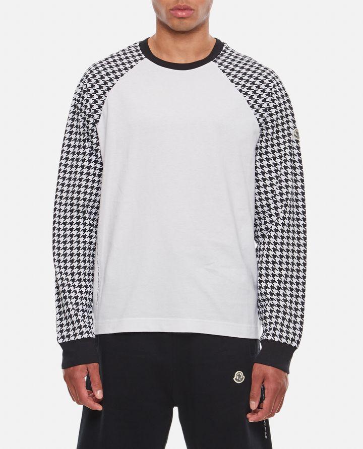 Biffi T-SHIRT A MANICHE LUNGHE STAMPATA Moncler x FRGMT