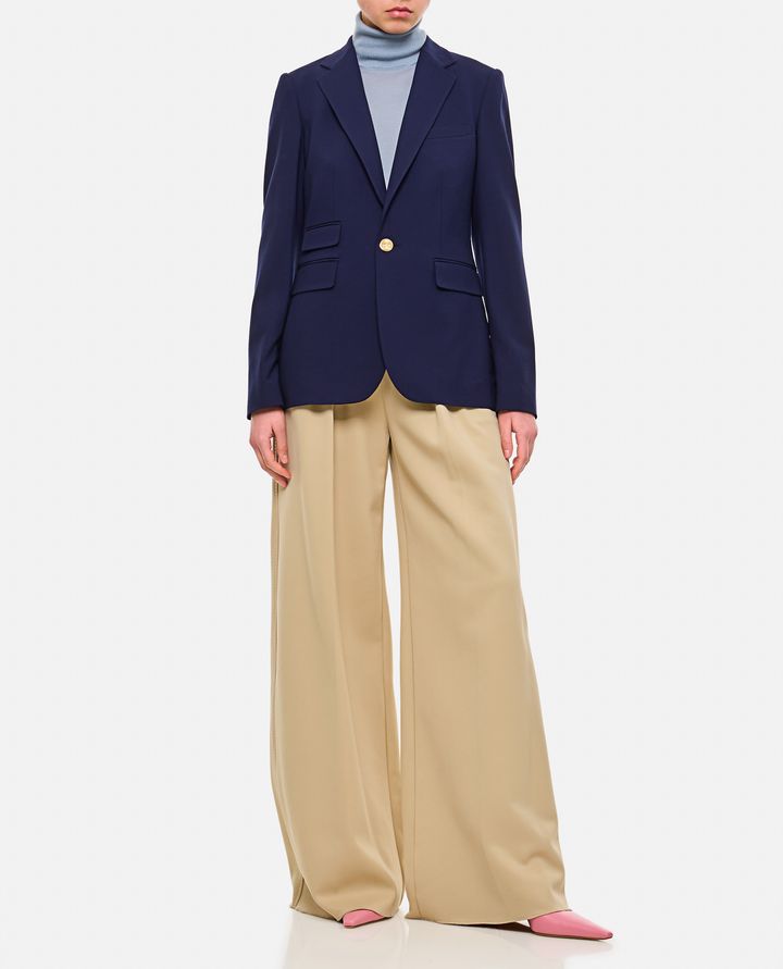 Biffi GIACCA MONOPETTO IN GABARDINA DI LANA CAMDEN Nuovo