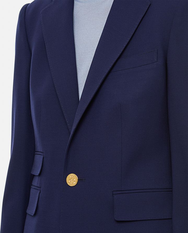 Biffi GIACCA MONOPETTO IN GABARDINA DI LANA CAMDEN Nuovo