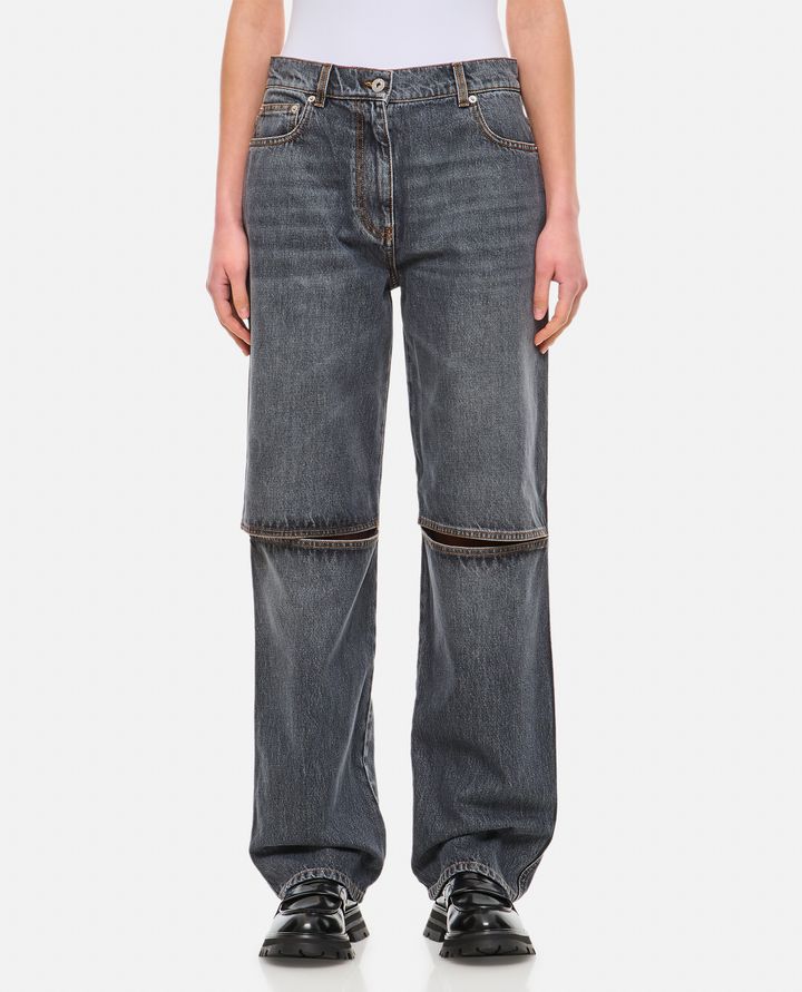 Biffi JEANS CON TAGLIO AL GINOCCHIO Qualità