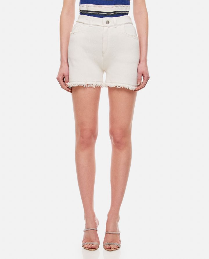 Biffi DISTRESSED CASHMERE SHORTS Pezzi Unici