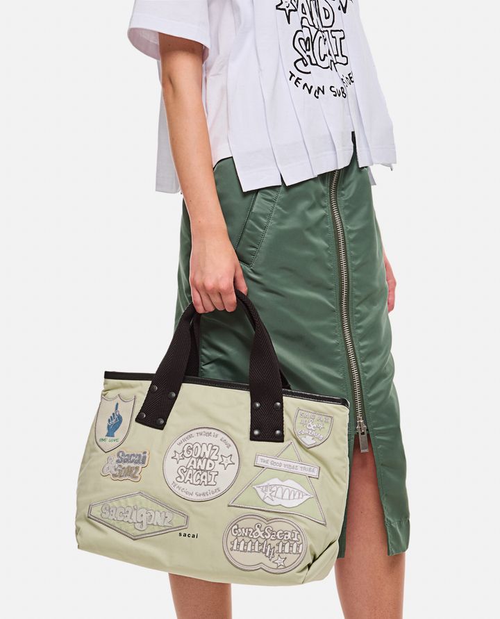 Biffi BORSA TOTE MEDIA SACAI X MARC GONZALES CON APPLICAZIONE Offerte speciali