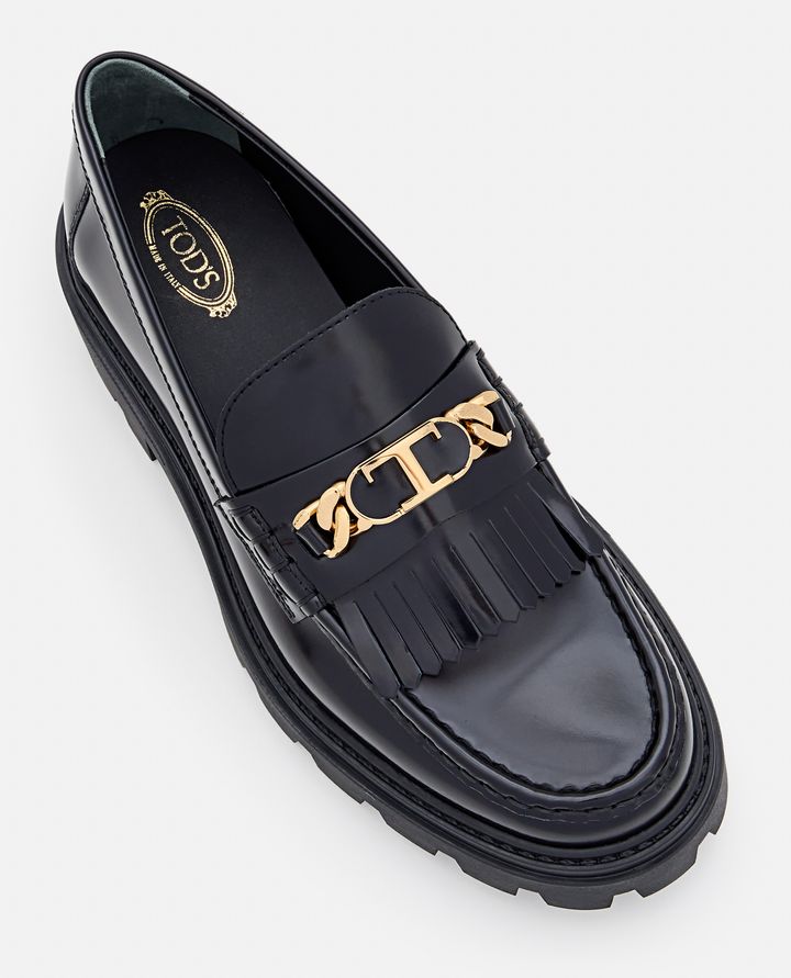 Biffi MOCASSINI IN PELLE CON CATENA CON LOGO Convenienza