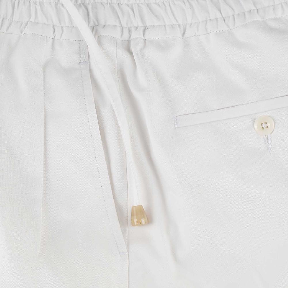 Rubinacci Vintage archive pantalone leisure in cotone bianco Promozione Limitata