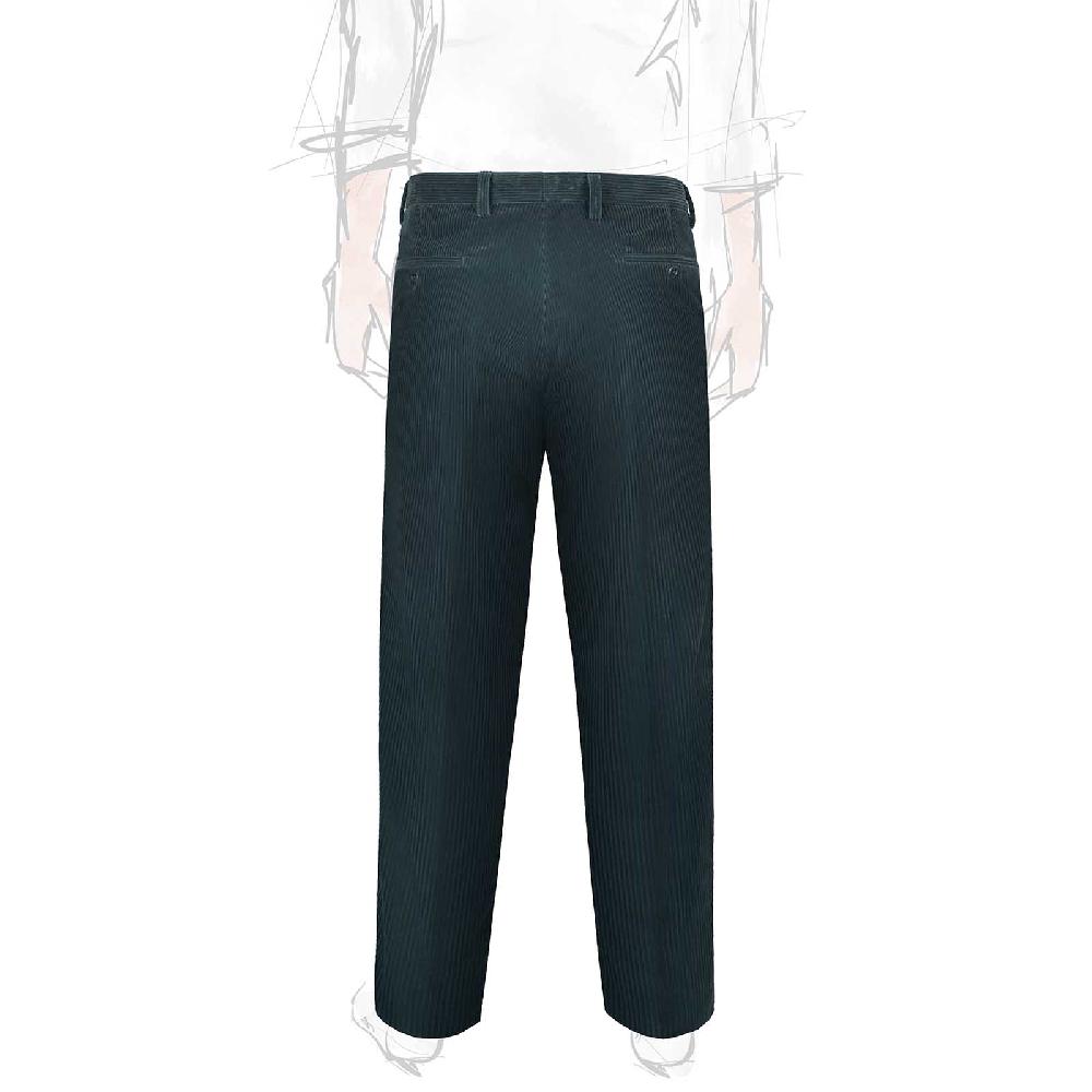 Rubinacci Vintage archive pantalone velluto a coste con pinces ottanio Fino Al -60%