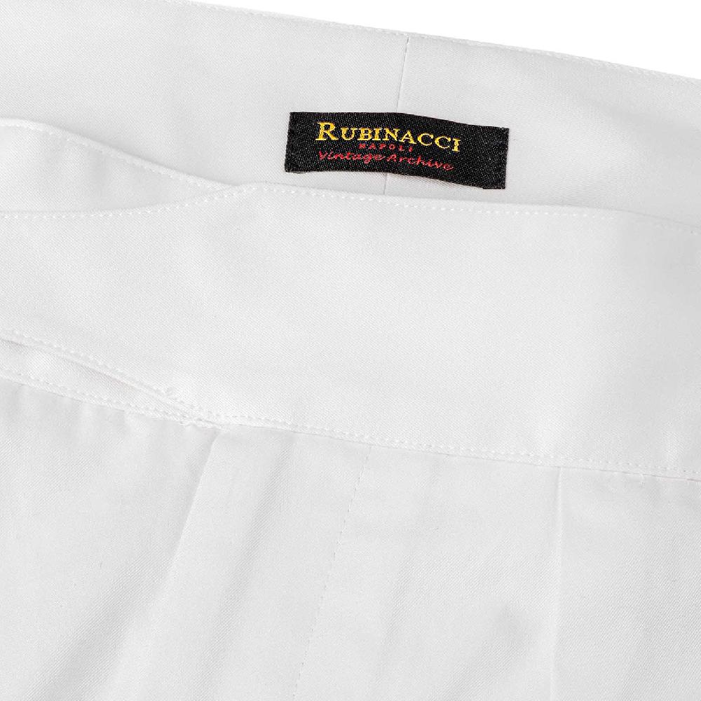 Rubinacci Vintage archive pantalone Manny in cotone bianco Affare Del Giorno