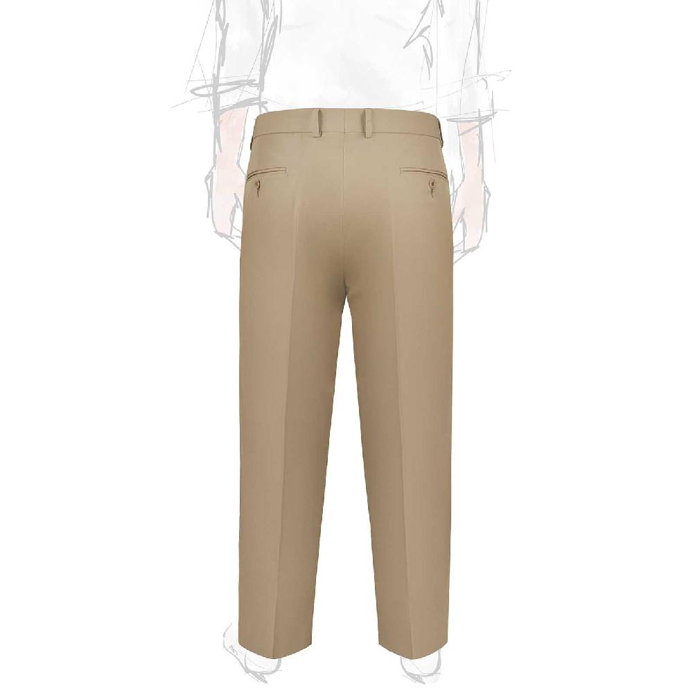 Rubinacci Vintage archive pantalone in cotone beige Sottocosto
