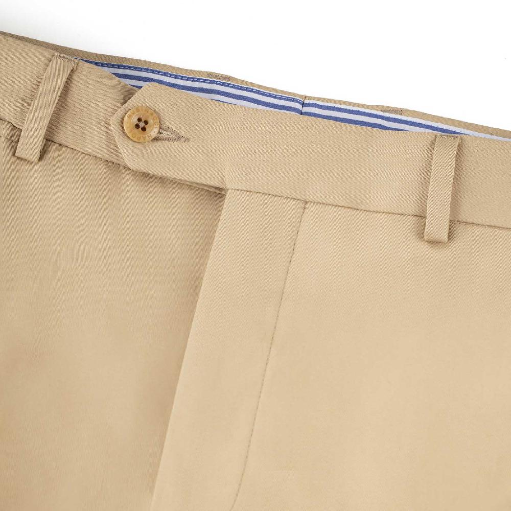Rubinacci Vintage archive pantalone in cotone beige Sottocosto