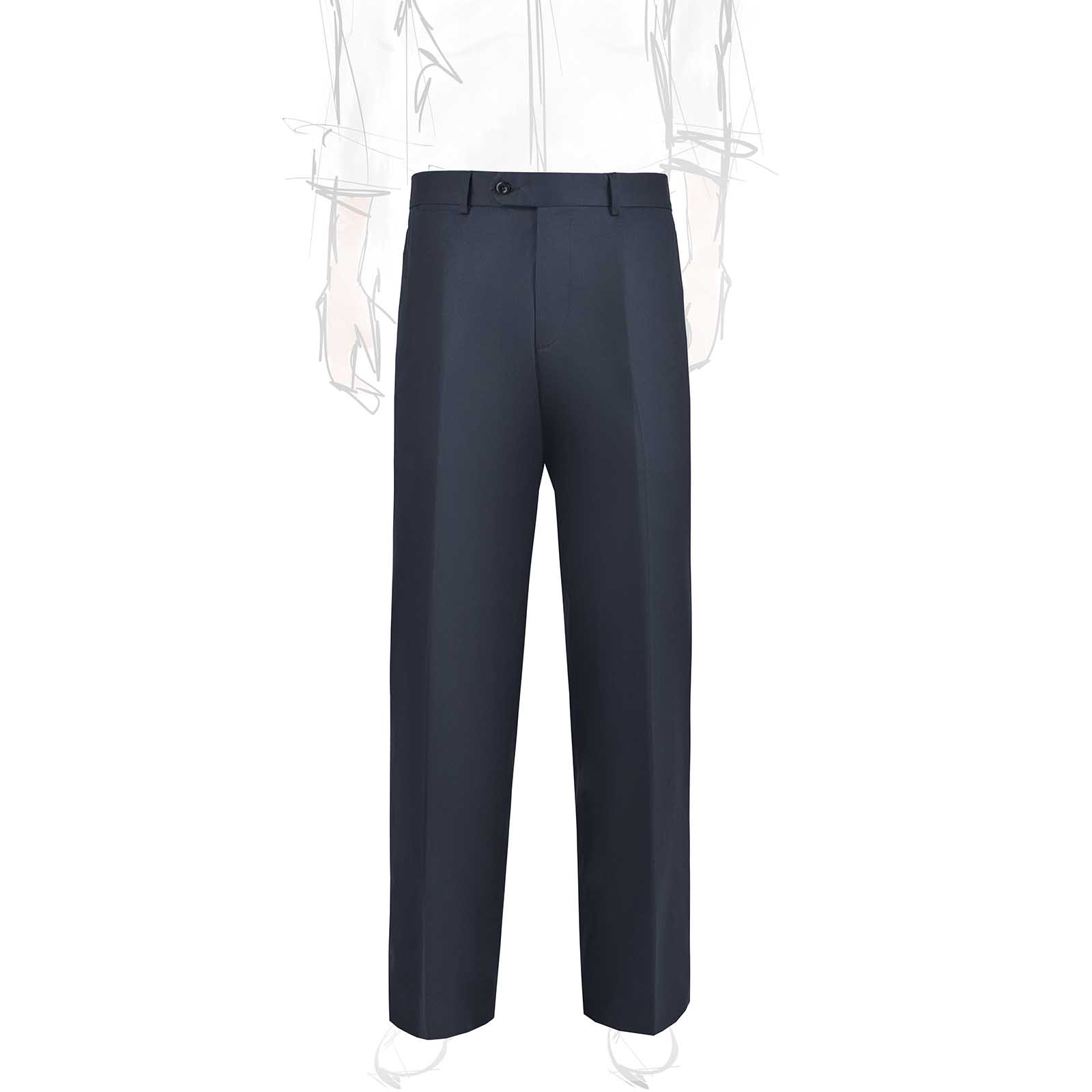 Rubinacci Vintage archive pantalone in cotone blu Convenienza