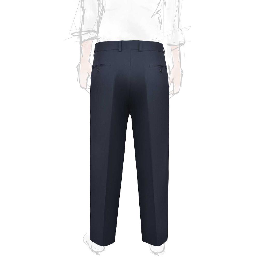 Rubinacci Vintage archive pantalone in cotone blu Convenienza
