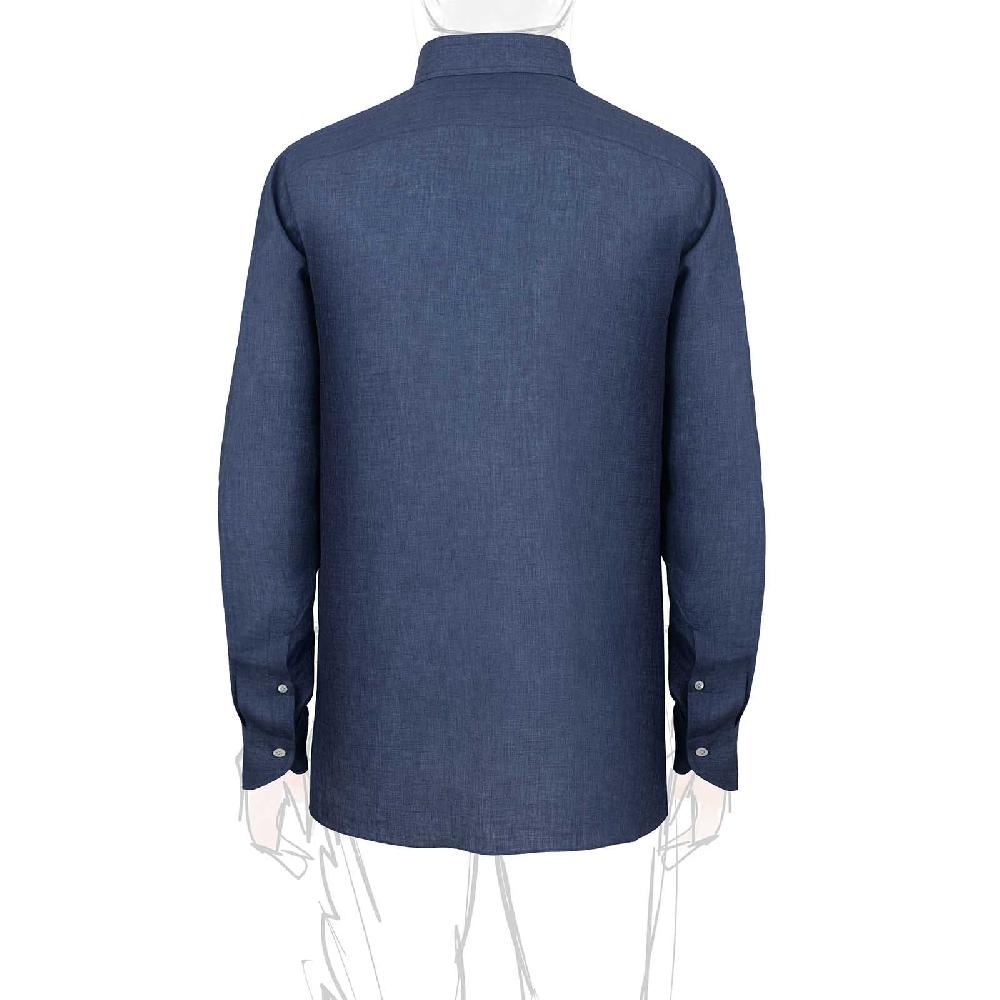 Rubinacci Vintage archive camicia in lino jeans Saldi