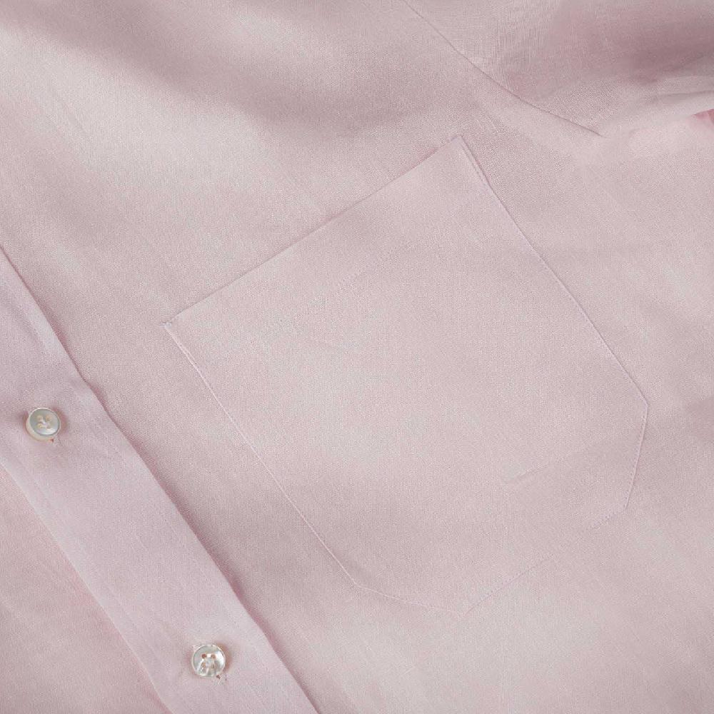 Rubinacci Vintage archive camicia guru in lino rosa Hotsell