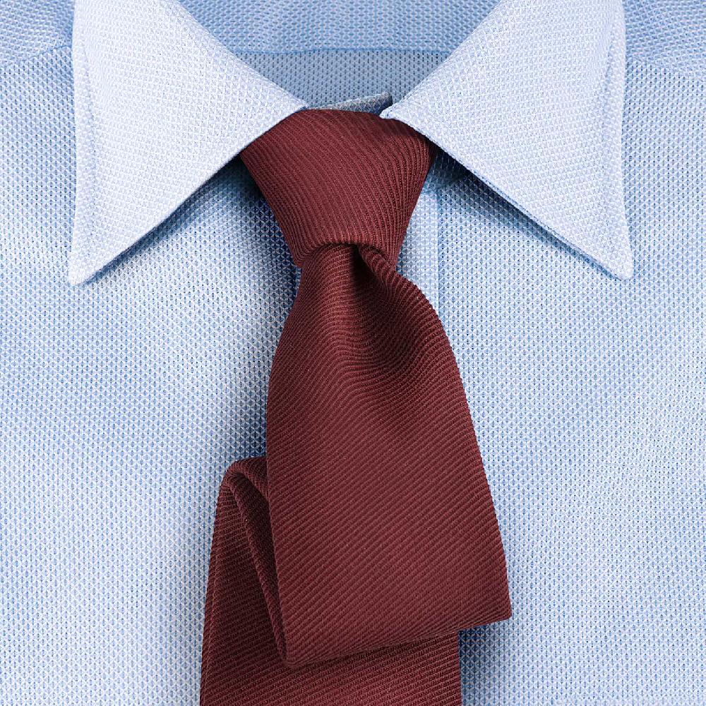 Rubinacci Vintage archive camicia in cellulare azzurro Saldi Di Fabbrica