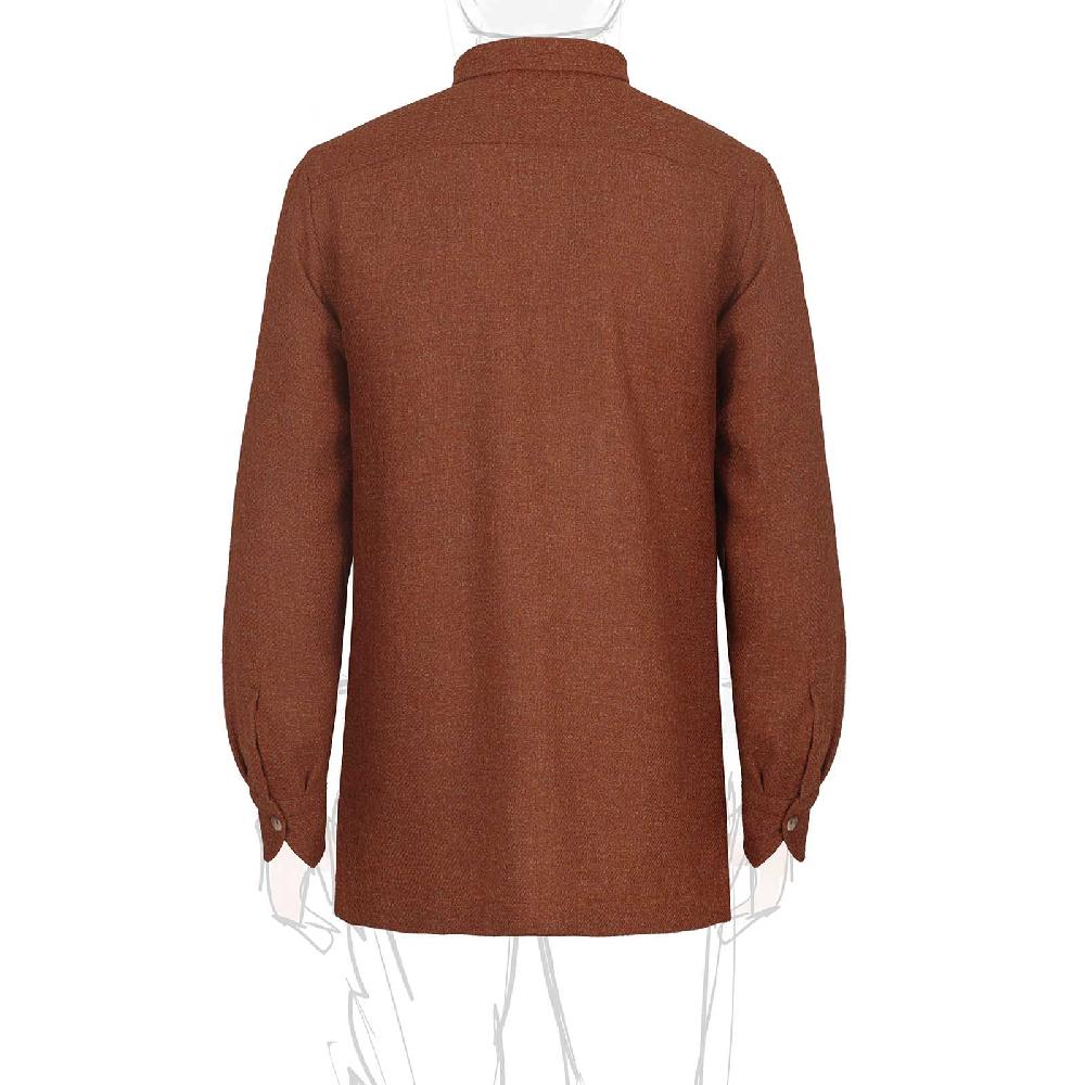 Rubinacci Vintage archive sahariana in lana ruggine In Saldo