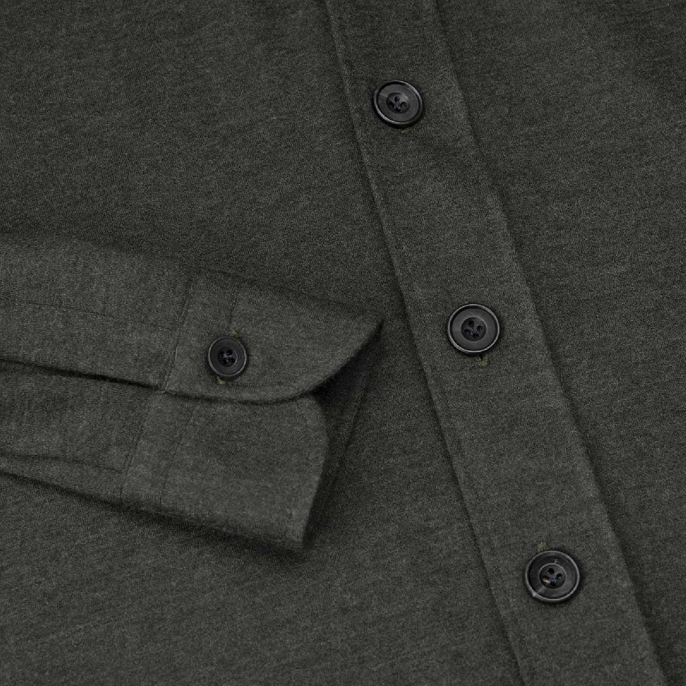 Rubinacci Overshirt in cashmere verde Hotsell