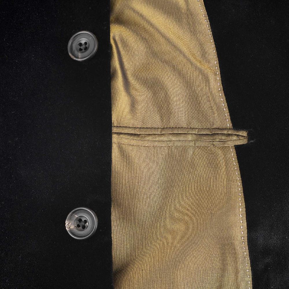 Rubinacci Giacca Vienna in velluto nero In Saldo