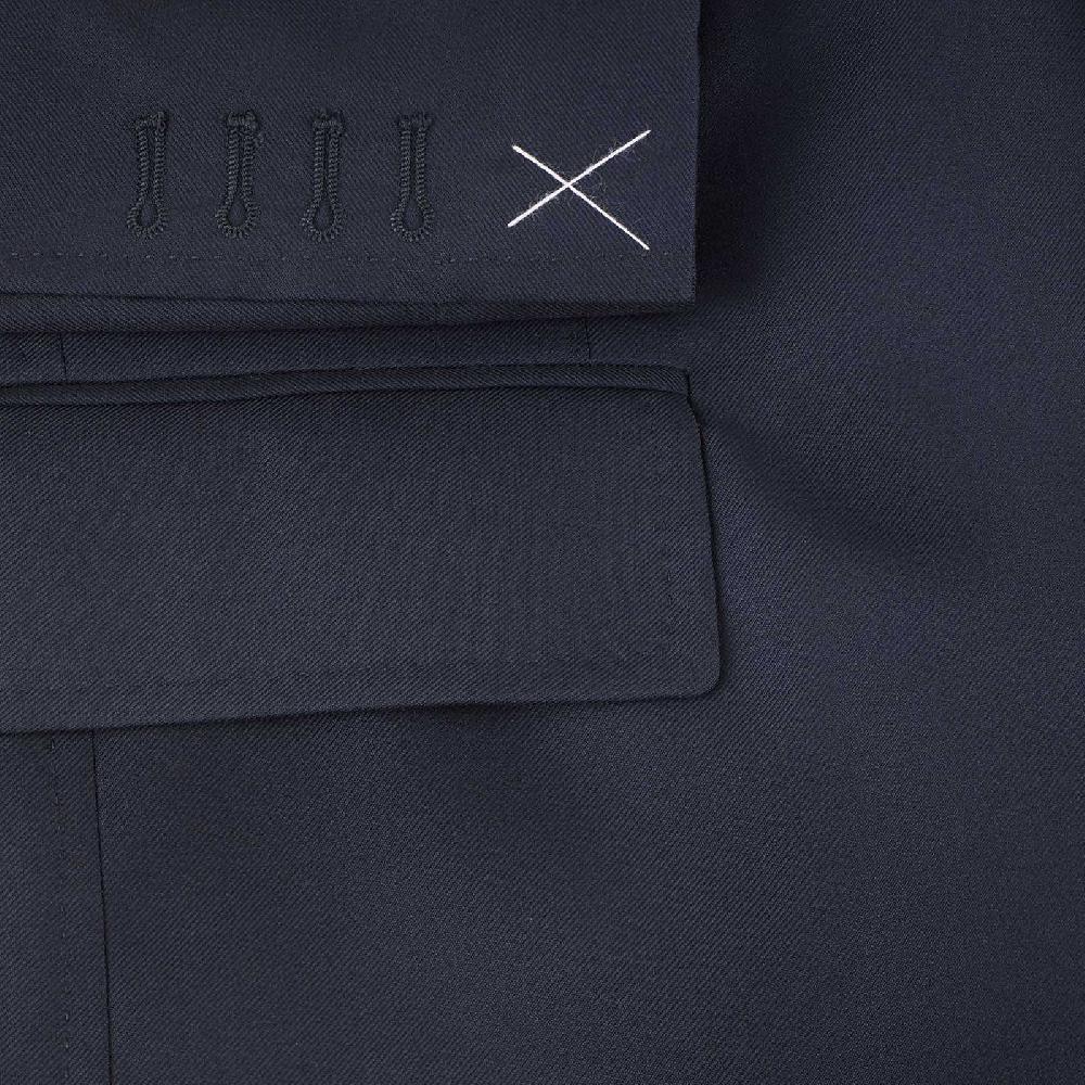 Rubinacci Giacca in Lana “Green Certified” blu Italia