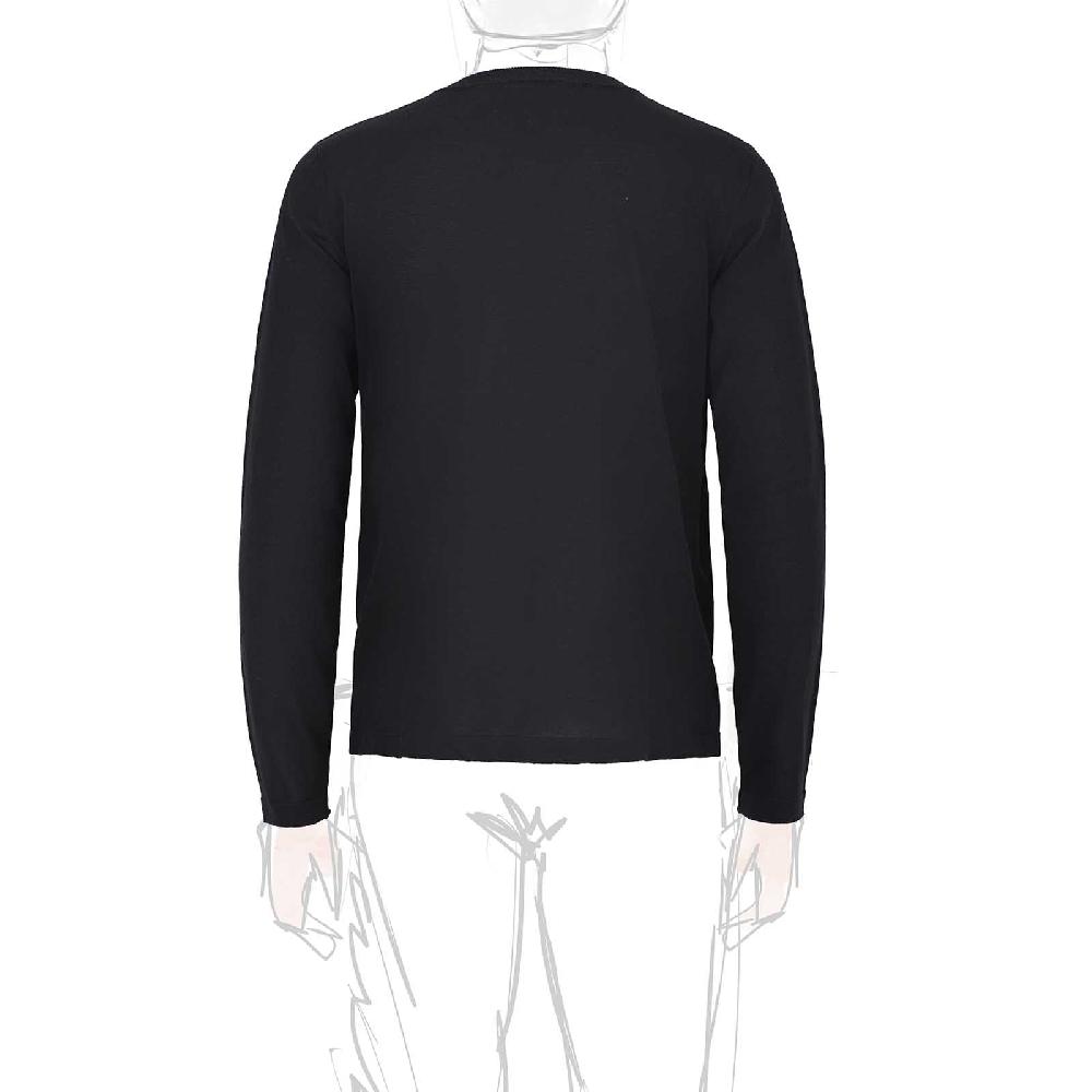 Rubinacci T-Shirt cotone nera In Linea