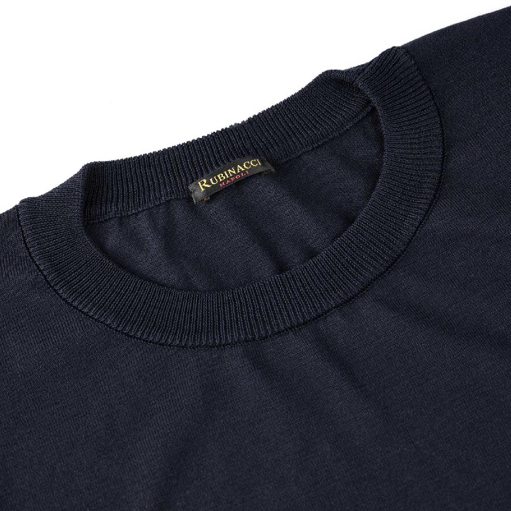 Rubinacci T-Shirt cotone blu Nuovo