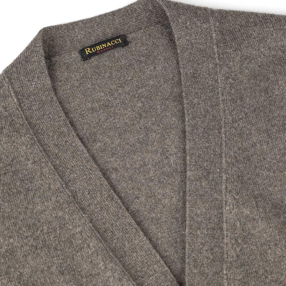 Rubinacci Gilet in cashmere fango Vendita