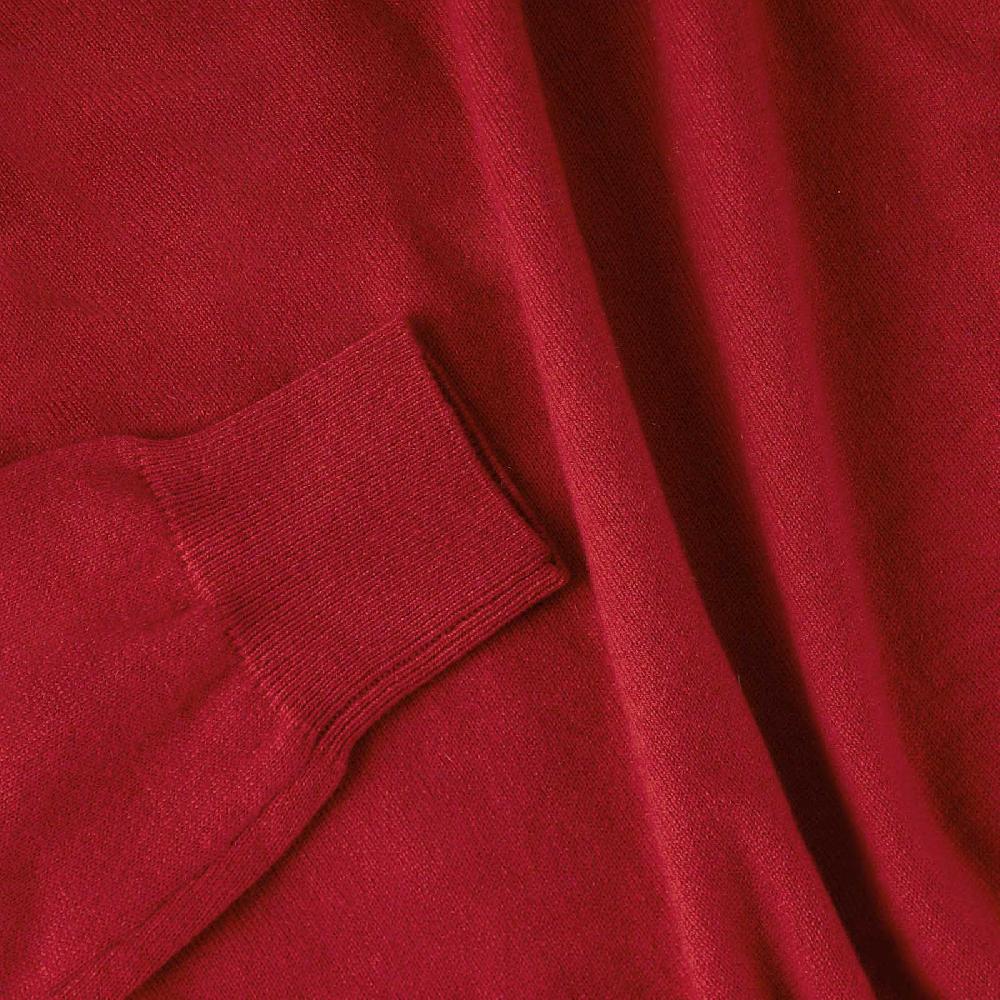 Rubinacci Girocollo in cashmere rosso Promozione