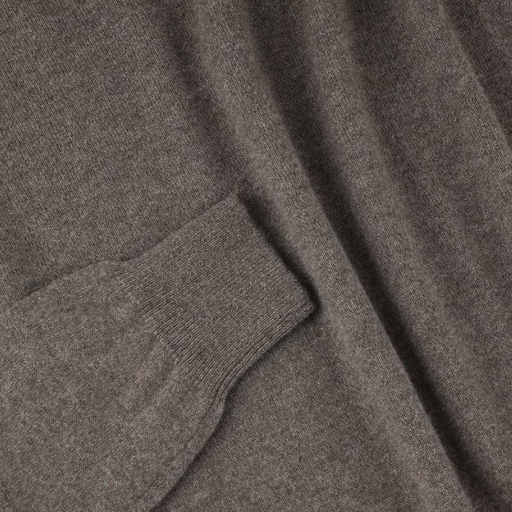 Rubinacci Girocollo in cashmere fango Spedizione Gratuita
