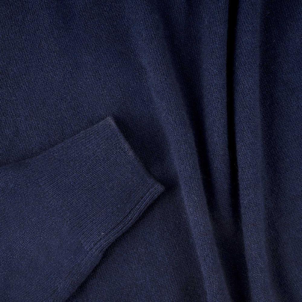 Rubinacci Polo in cashmere blu Pezzi Unici