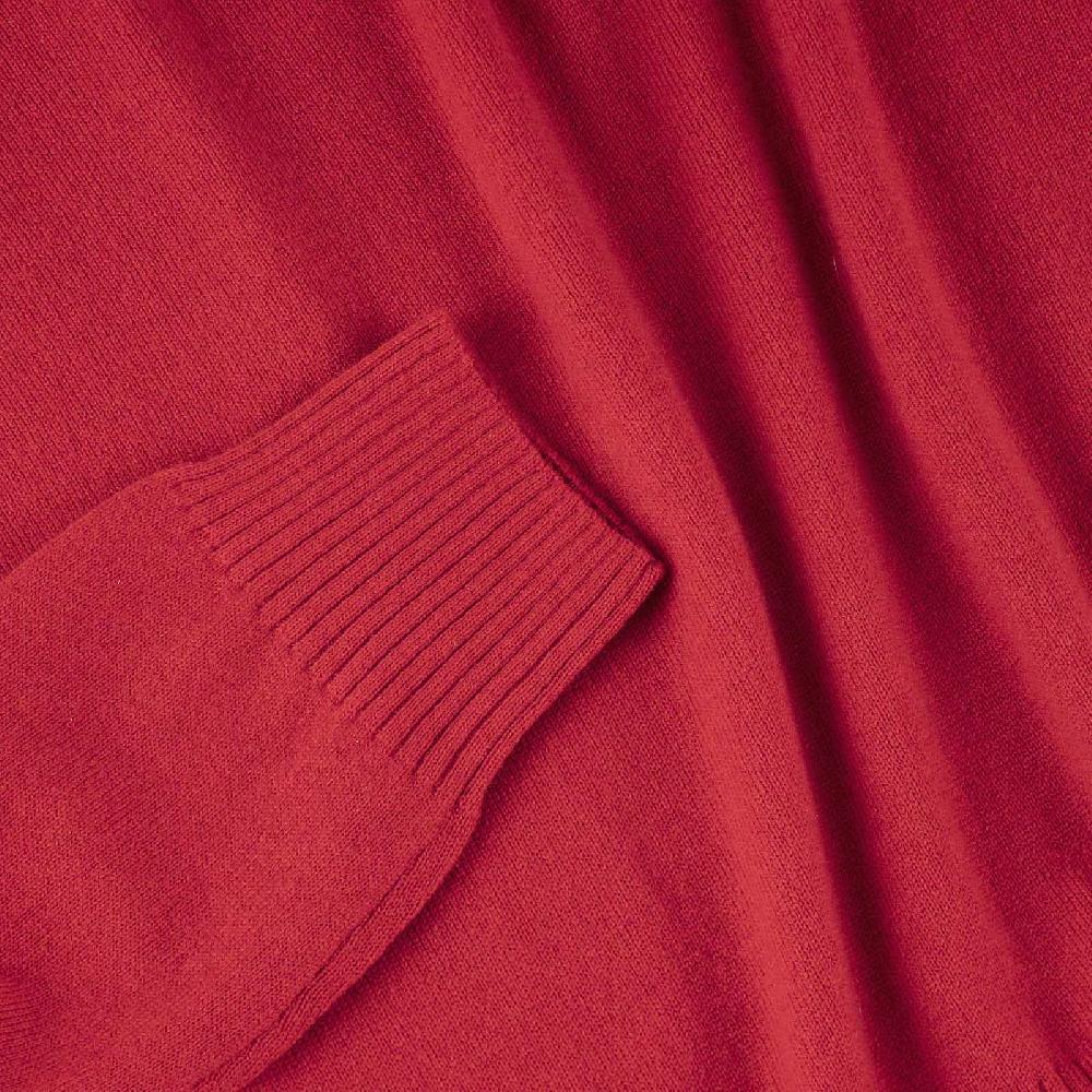 Rubinacci Collo alto in cashmere rosso Negozi Online