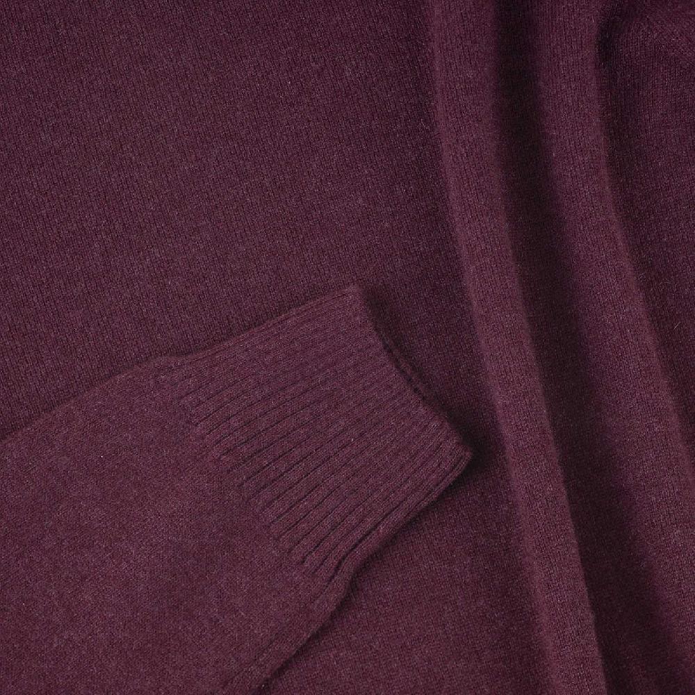 Rubinacci Collo alto in cashmere bordeaux Acquista Ora