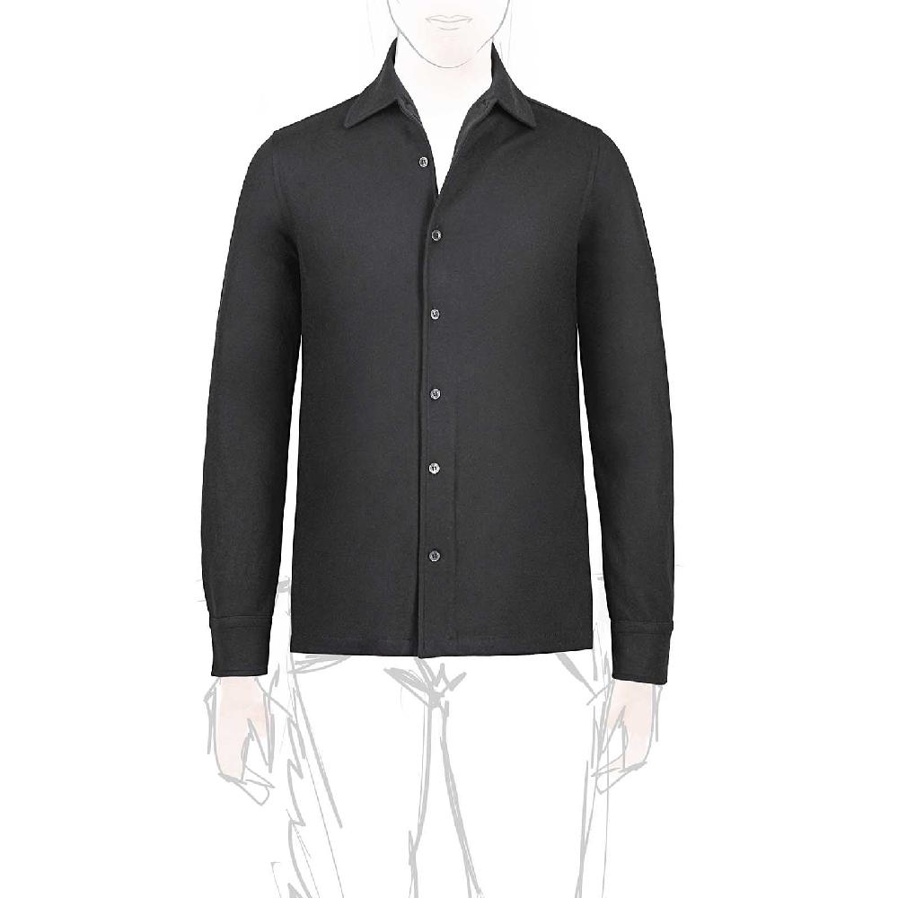 Rubinacci Camicia in cashmere grigio Promozione Limitata