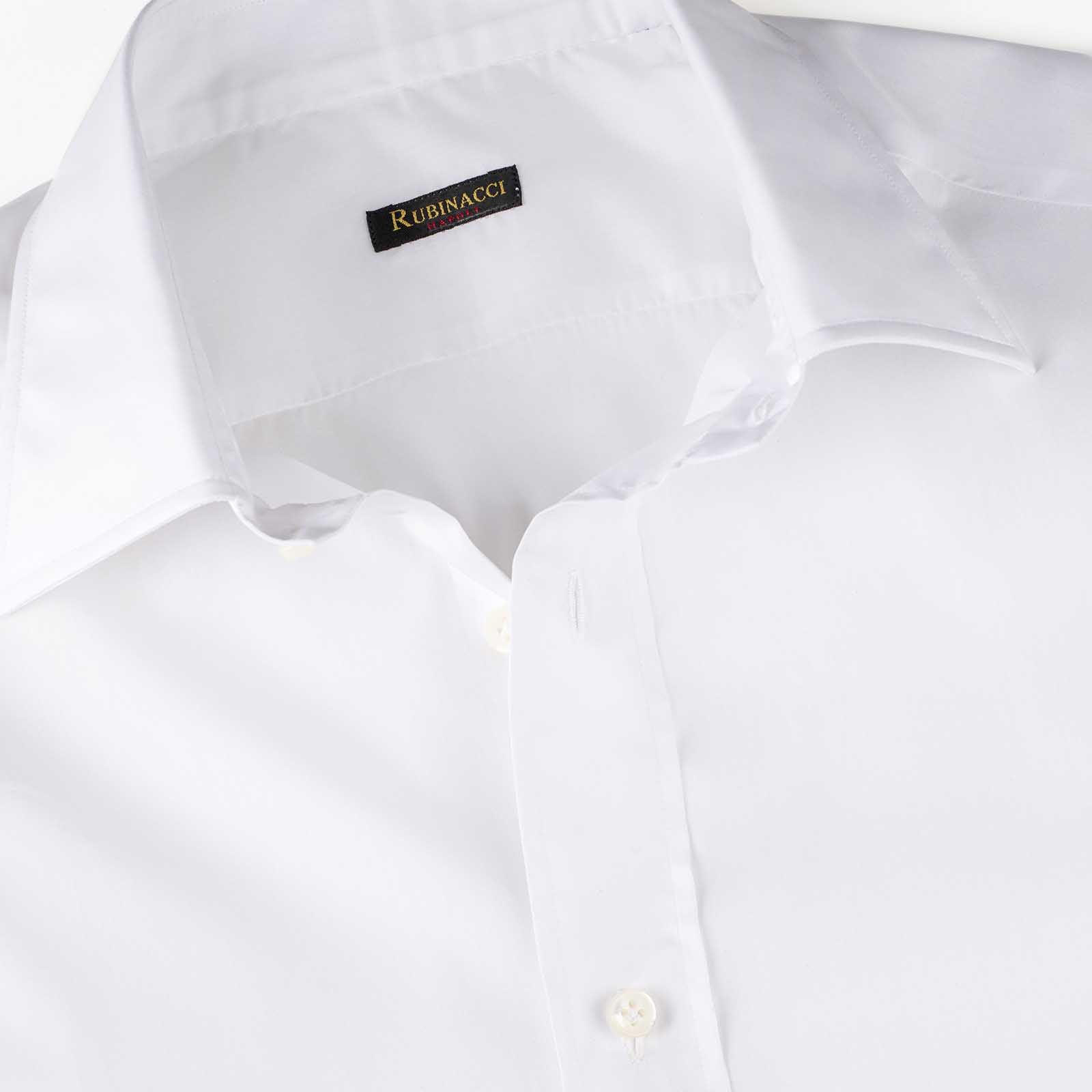 Rubinacci Camicia in cotone bianca Sconto