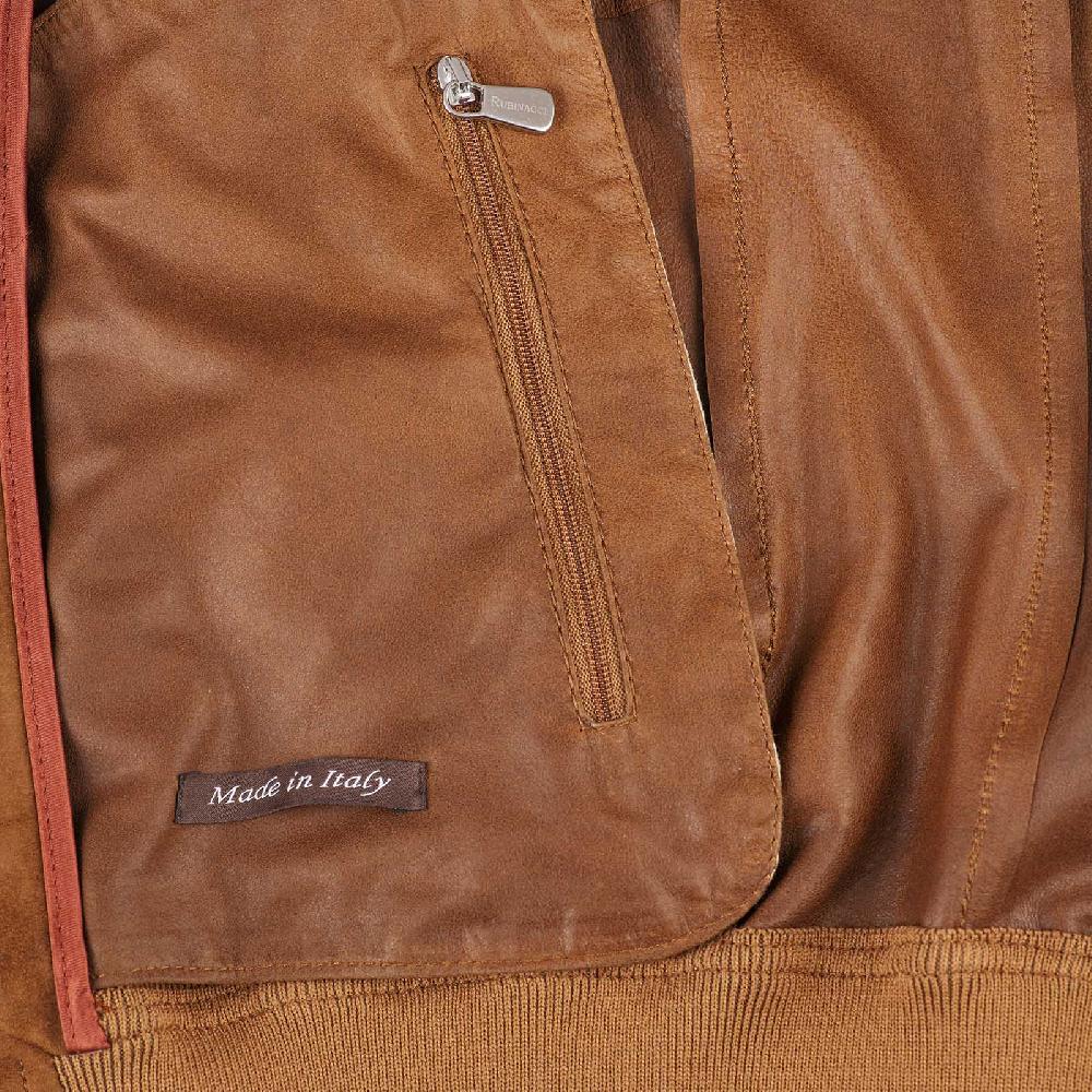 Rubinacci Bomber in camoscio tabacco Hotsell