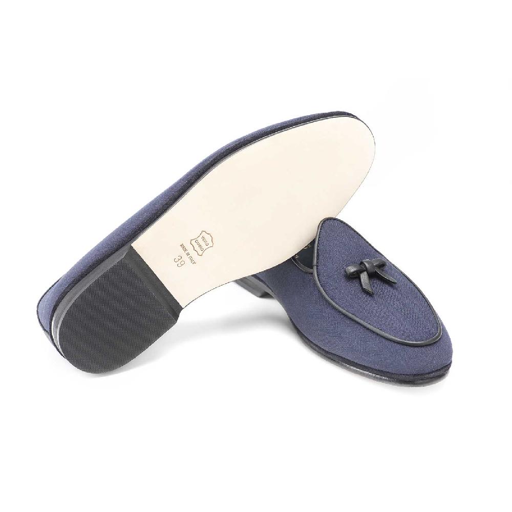 Rubinacci Vintage archive Marphy spigata blu Saldi Di Fabbrica