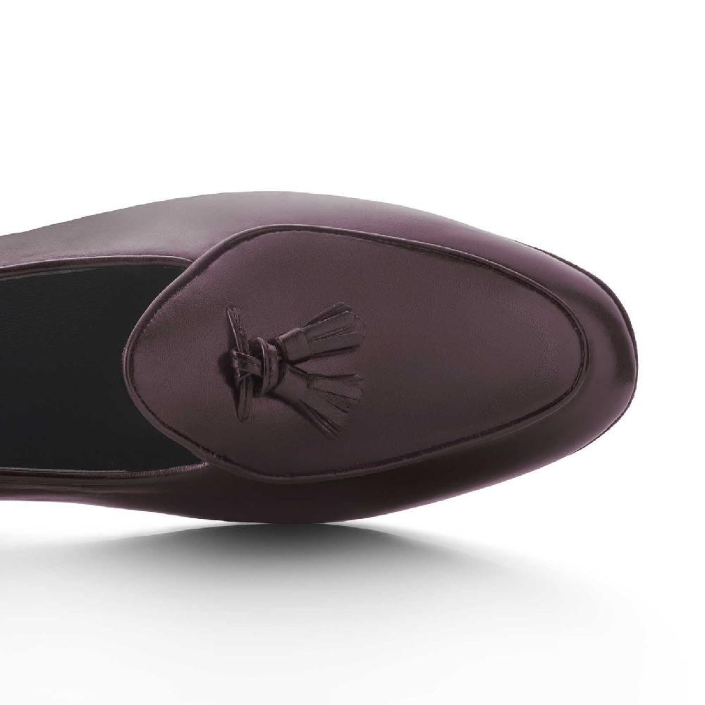 Rubinacci Marphy nappa bordeaux con nappine Nuova
